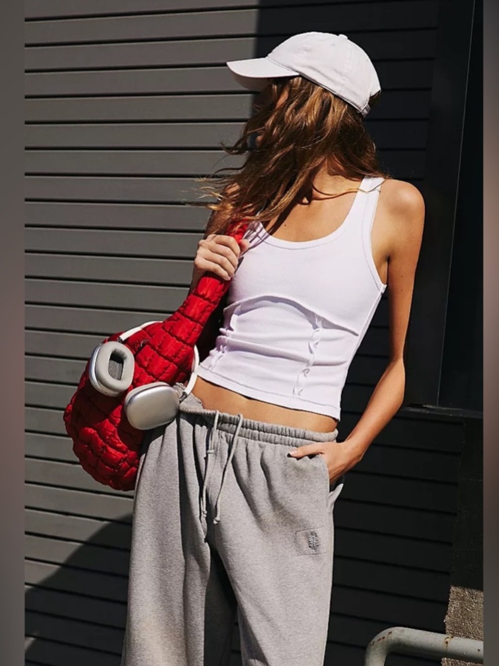 Free People Movement Ribbed Baby Tank White - Size Small - Picture 1 of 6